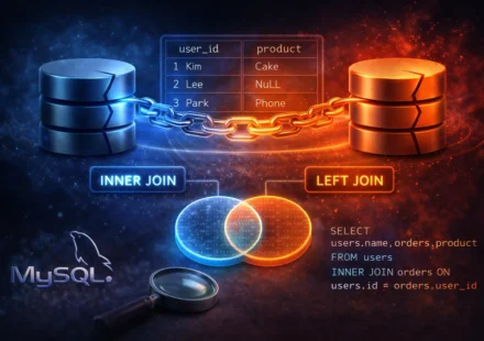 JOIN 차이, INNER JOIN과 LEFT JOIN 한 번에 정리