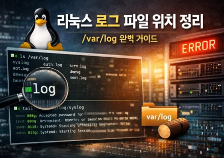 리눅스 로그 파일 위치 정리