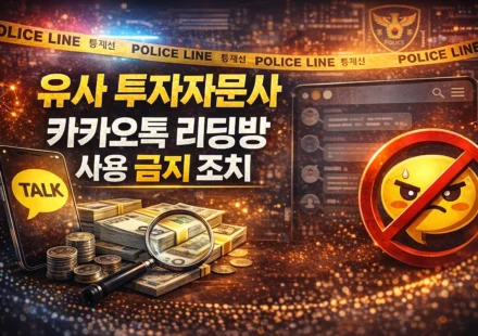 유사투자자문사카카오톡리딩방사용금지조치