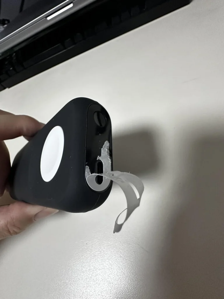 종이스티커_제거중